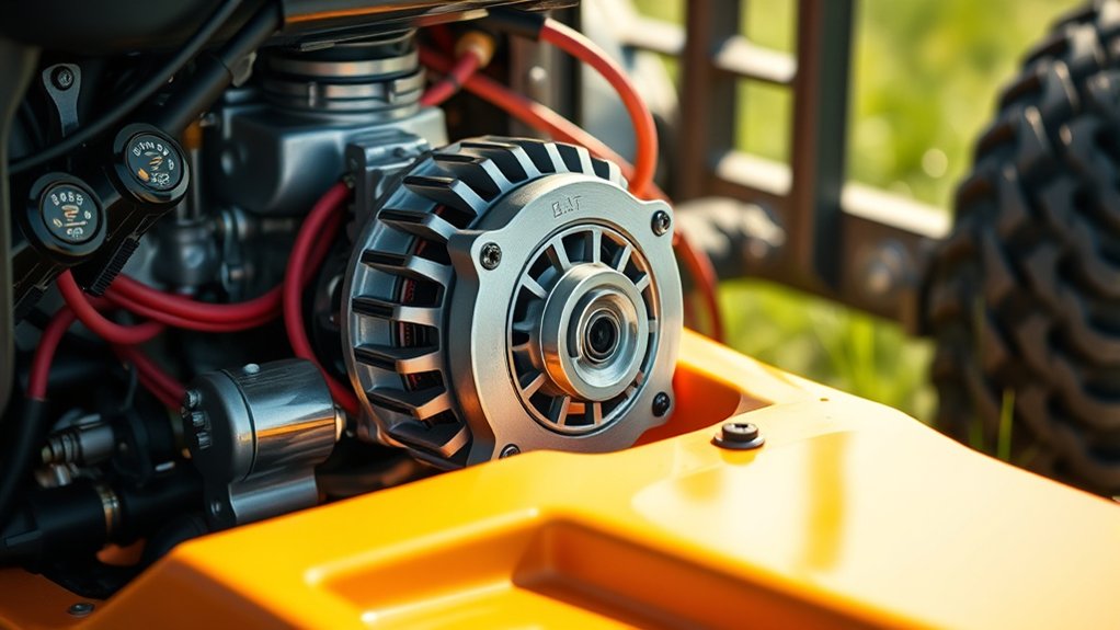 alternator converts mechanical energy