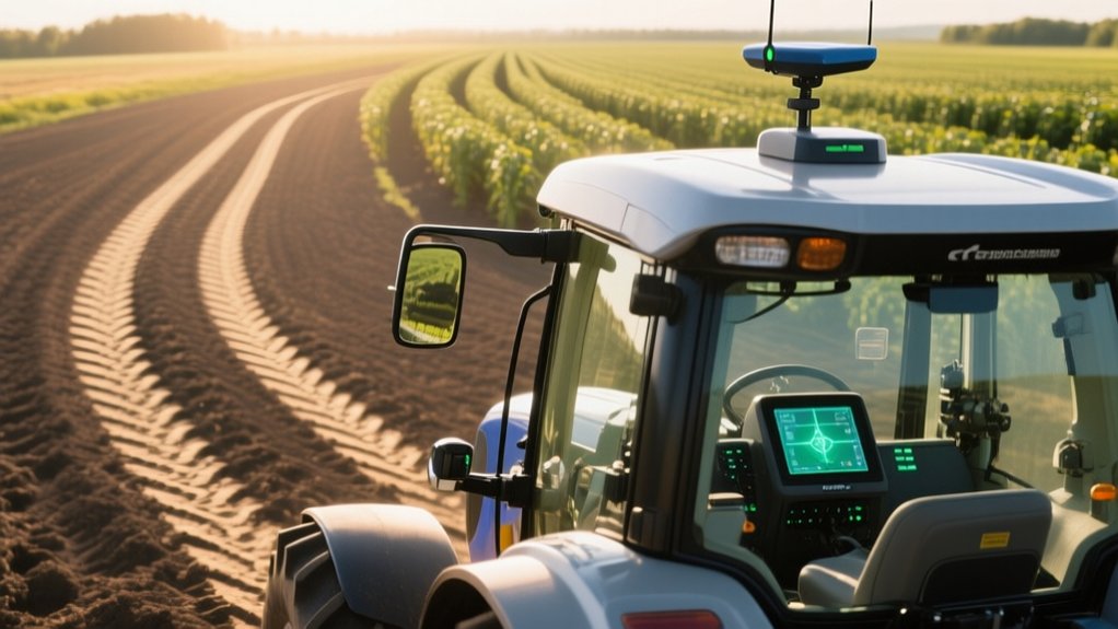 automated tractor steering process