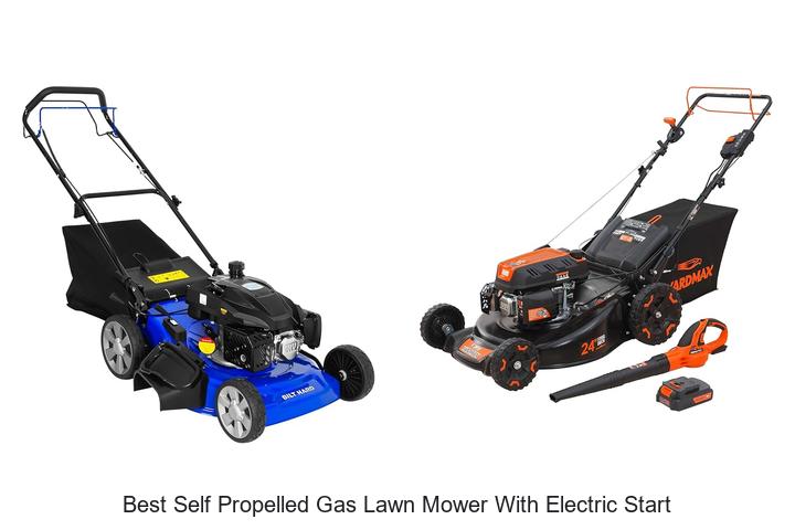 Top 10 Best Self Propelled Gas Lawn Mower With Electric Start!