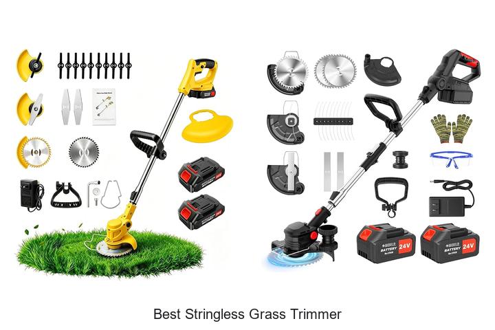 Discover The Best Stringless Grass Trimmer For Easy Cleanup!