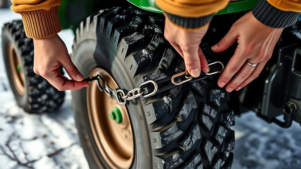 choose appropriate snow chains