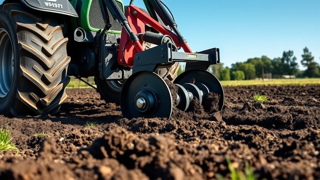 choose appropriate soil attachments