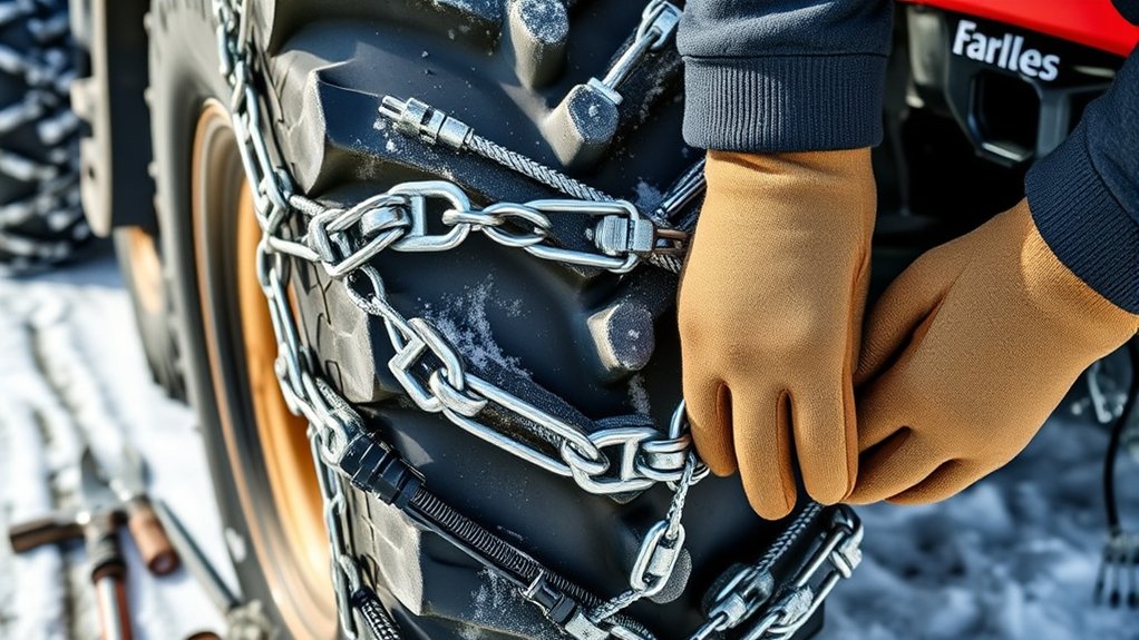 choose appropriate tractor chains