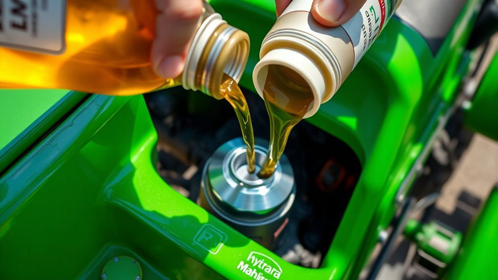 choose correct hydraulic fluid