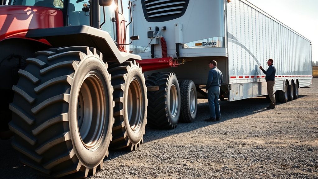 ensure tractor towing compatibility