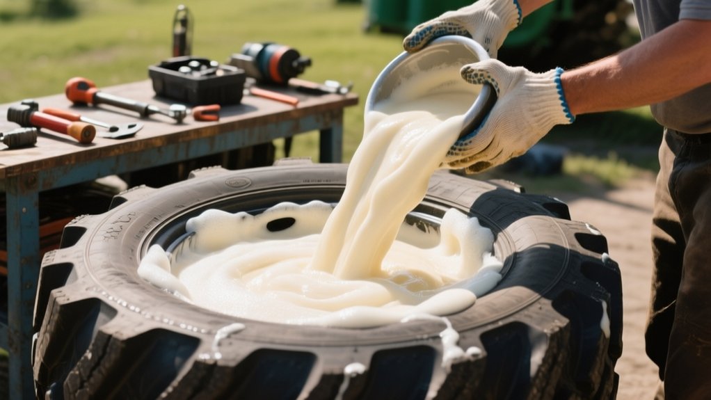 foam filling tractor tires