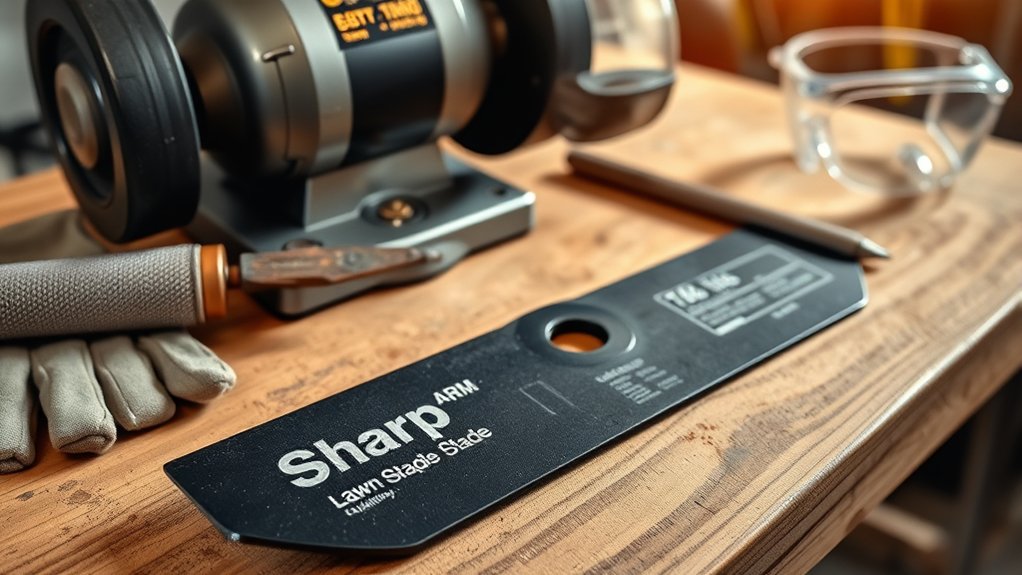gather tools for blade sharpening