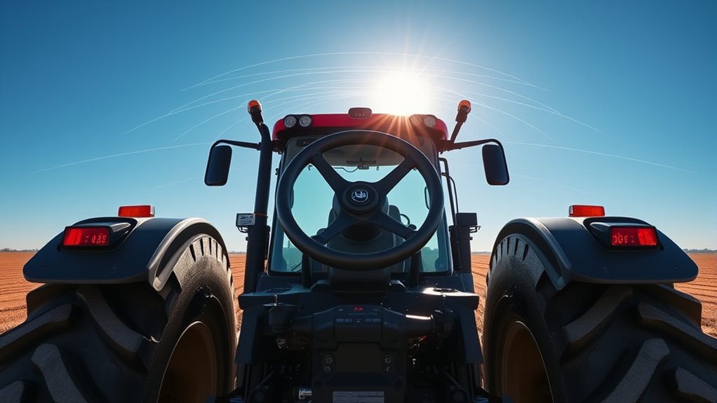 gps guided precise tractor navigation