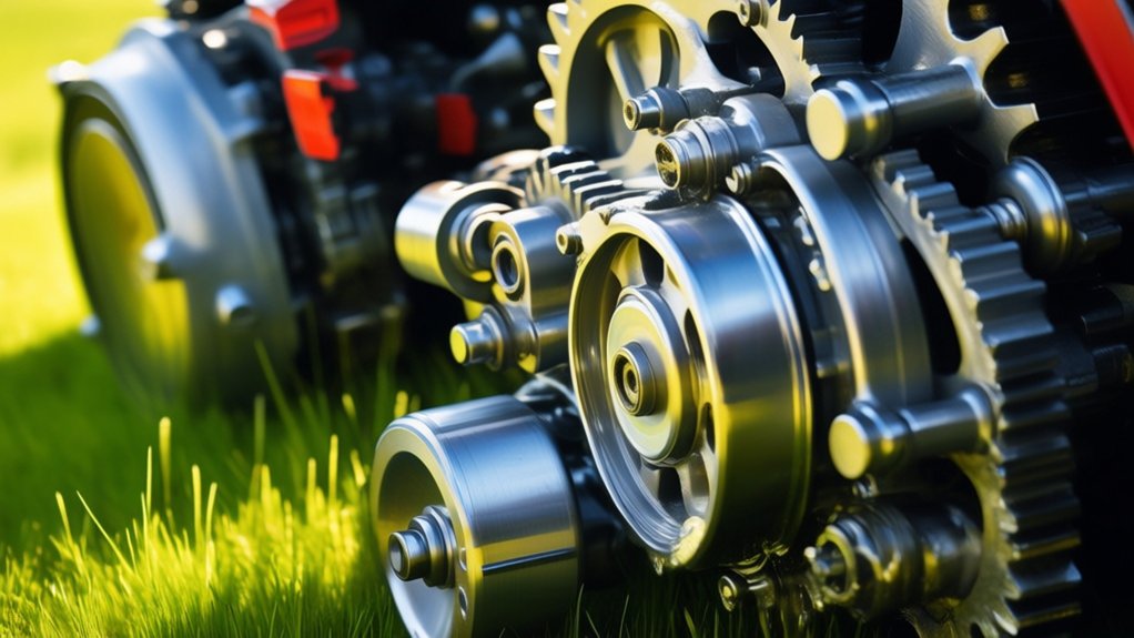 hydraulic fluid controls movement