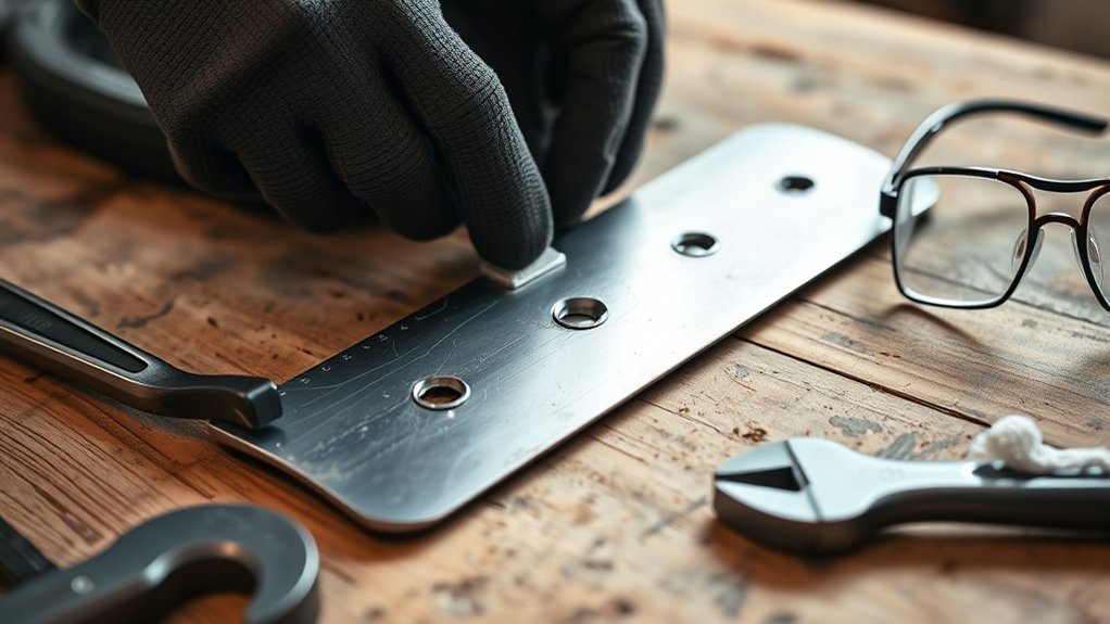 inspect blades for damage