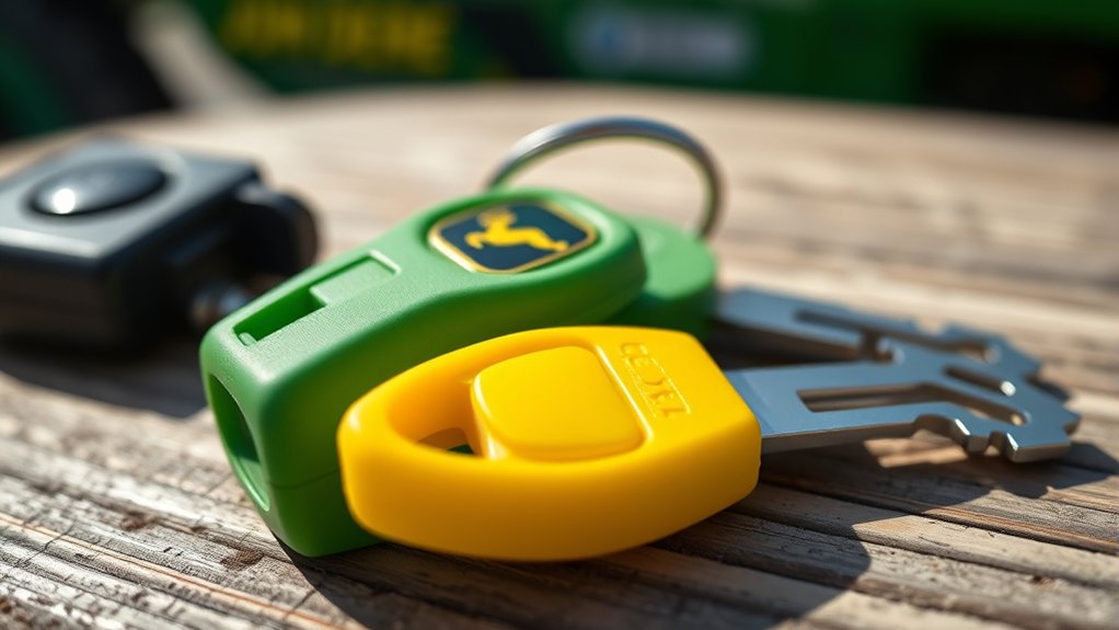 john deere key design