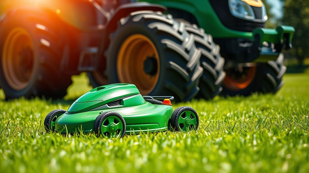 lawn mower vs tractor