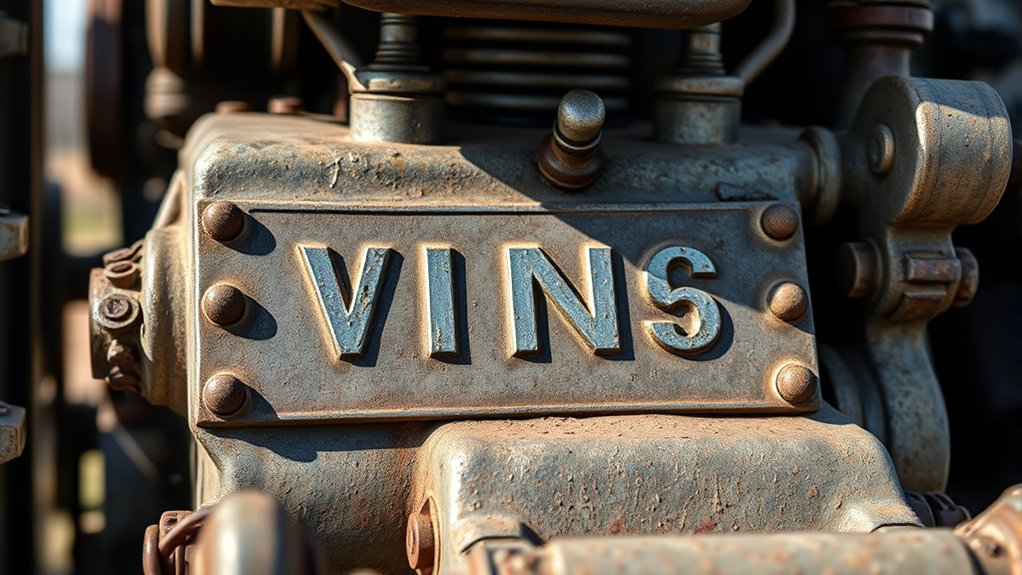locate vin on tractor