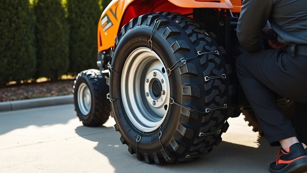 park securely on level ground
