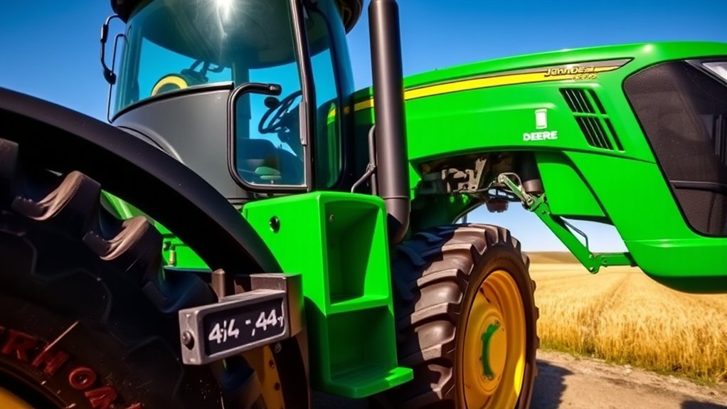 prepare tractor for 4x4 mode