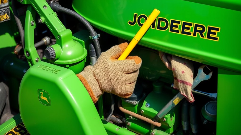 prepare tractor gather tools