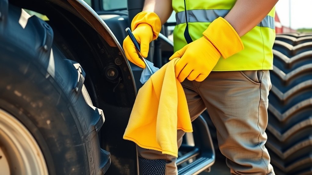 protective gear for hydraulic checks