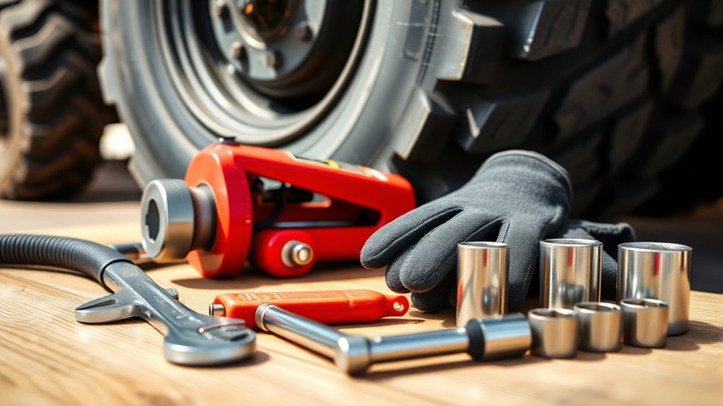 tools for safe tire removal