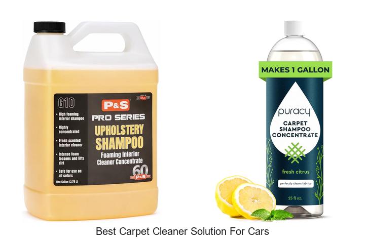 Top 10 Best Carpet Cleaner Solution for Cars You Need Now