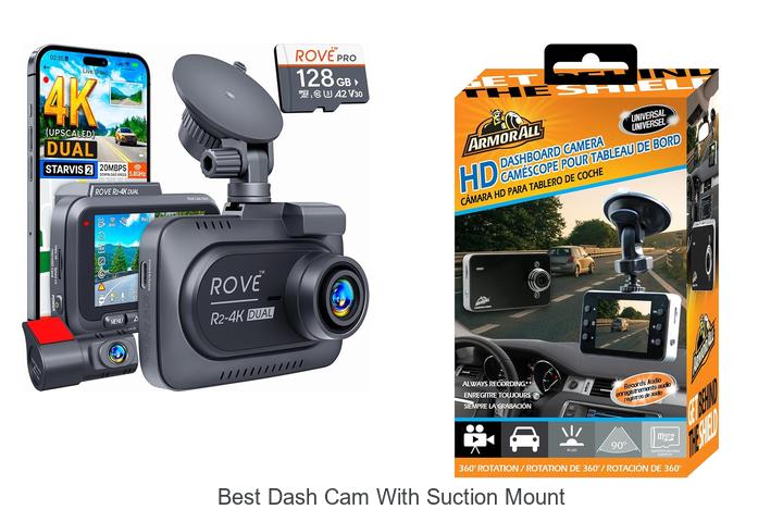 Top 10 Best Dash Cam With Suction Mount You Can’t Miss!