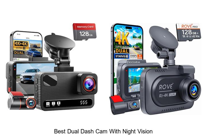 Top 10 Best Dual Dash Cam With Night Vision You Need Now