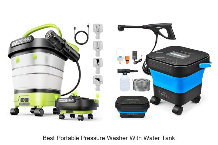 Top 10 Best Portable Pressure Washer With Water Tank Revealed!