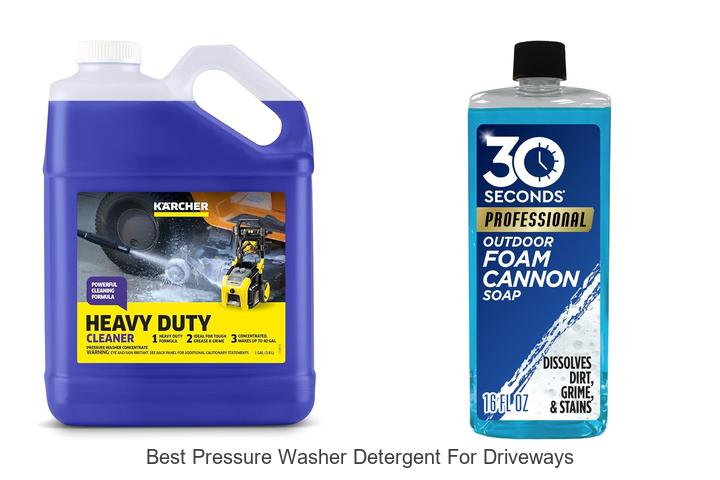 Top 10 Best Pressure Washer Detergent for Driveways Revealed!