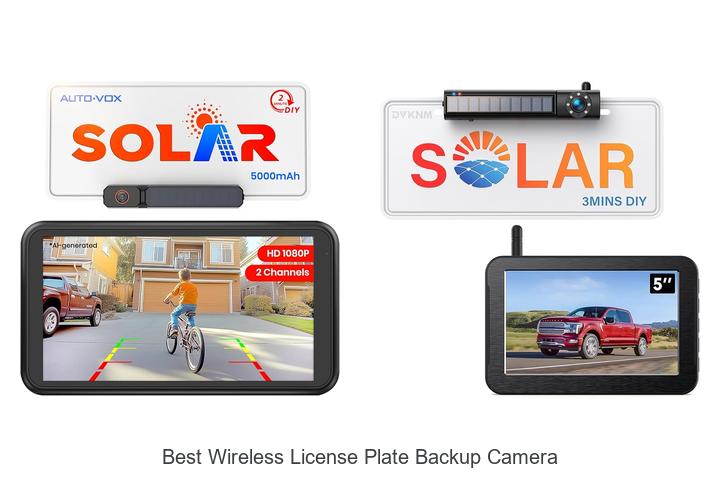 Top 10 Best Wireless License Plate Backup Camera You Need!
